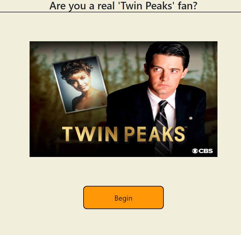 Twin Peaks Quiz